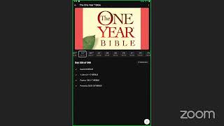 Nov 30th Day 335 LIVE Reading The One Year Bible Together [upl. by Ede]