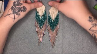 Fringe Earrings Tutorial [upl. by Undine815]