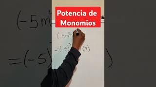 POTENCIA de MONOMIOS  Supér facíl [upl. by Tamas]