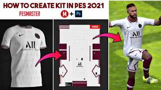 Pes 2021 How to Create Kit in Pesmaster Full Tutorial AZ [upl. by Asihtal]