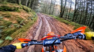 Riding An Enduro Event With 9 Miles Of Amazing Trails RAW LAP [upl. by Amaras]