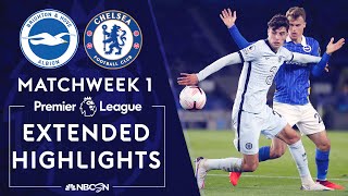 Brighton v Chelsea  PREMIER LEAGUE HIGHLIGHTS  9142020  NBC Sports [upl. by Hauhsoj]