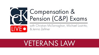 VA Compensation amp Pension CampP Exams [upl. by Bronwyn]