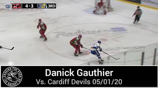 CTP EIHL Goal of the Season 1920  Danick Gauthier Fife Flyers [upl. by Arbrab154]