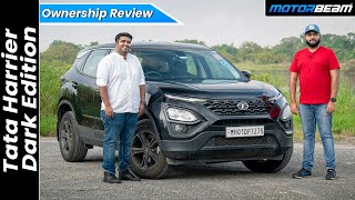 Tata Harrier Dark Edition Ownership Experience  MotorBeam [upl. by Ynobe346]