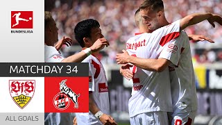 LAST MINUTE Rescue by Endo  VfB Stuttgart  1 FC Köln 21  All Goals  Matchday 34 [upl. by Wakeen]