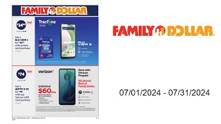 Family Dollar Weekly Ad US  07012024  07312024 [upl. by Sedecram866]