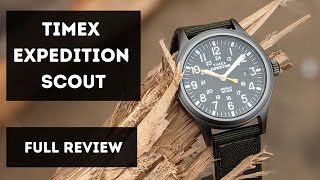 Affordable field watch Timex Expedition Scout T49961 Full Review [upl. by Arres]