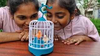 Talking Bird 🐦Toy for Diya DiyaIshwaryaUNBOXINGDIY [upl. by Tirrej]