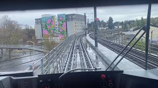 POV Cab Ride  Valley Metro Rail  Gilbert RdMain St to 19th AveDunlap in Real Time  July 2022 [upl. by Zenitram]