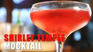 Shirley Temple Mocktail  Pink Lady  Red Drink [upl. by Htrag]