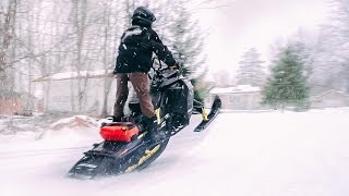 New MBRP Trail Can Comparison SKI DOO 850 etec [upl. by Olzsal]