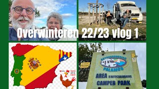 Vlog 8822 overwinteren spanje Portugal 2223 vlog 1 Sneeuw  mist regen en de zon meze palamos [upl. by Ylen168]