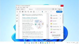 How to Download amp Install Adobe Acrobat Reader on Windows 11 [upl. by Lorelei]