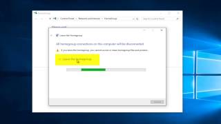 How To Leave Homegroup In Windows Computer [upl. by Townshend363]