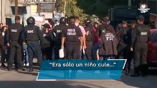 CÁMARAS captan momento en que POLICÍA abate a delincuente que lo asaltó en Comas [upl. by Suiram904]