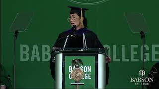 Joanna Berwind at Babson College 2022 Commencement [upl. by Etnovaj25]