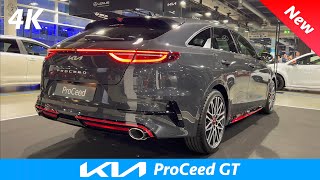 KIA ProCeed GT 2022  First FULL Review in 4K  Exterior  Interior 16 TGDi 204 HP Price [upl. by Ytirev]