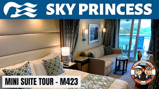 Princess Cruises Sky Princess Mini Suite Tour  M423  Princess Cruises [upl. by Arrak368]