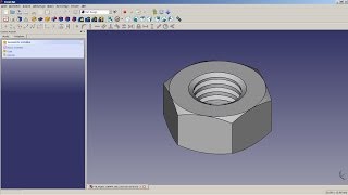 FreeCAD Tutorial 08  Innengewinde [upl. by Burkley]