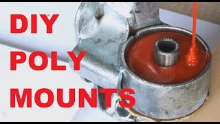 How to make DIY polyurethane engine mounts [upl. by Aizahs158]