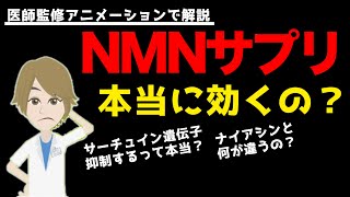 NMNサプリは医学的にみて本当に効くのか？【医師監修アニメーションで解説】 [upl. by Llirred]