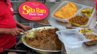 Sita Ram Diwan Chand Chole Bhature 😋  Paharganj Delhis Best Chole Bhature Since 1950 foodvlog [upl. by Laurentium95]