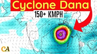 Cyclone Dana Formation Update over Bay of Bengal  Cyclone Dana Date  19102024 [upl. by Helms]