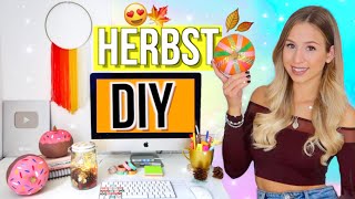 DIY HERBST DEKORATION 2018🍁🍂 Zimmer herbstlich dekorieren 🤩 Herbst Deko selber machen [upl. by Nosnhoj357]