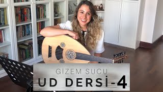 Ud Dersi 4  Gizem Sucu IIPozisyon  Oud Lessons 4  II Position  oud ud [upl. by Irabaj430]