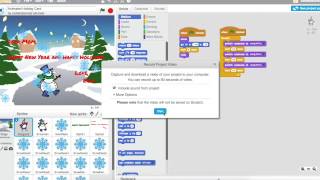 SCRATCH TUTORIAL SAVING YOUR ANIMATION AS A VIDEO FILE [upl. by Kolnick]