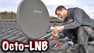 LNB an Satellitenschüssel anschließen ElektroM [upl. by Jesse]