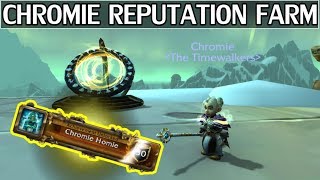 Fast Chromie Reputation Farm  quotTimelordquot Title  WoW Legion [upl. by Einohtna]