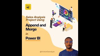 Sales analysis project using power BI append and merge [upl. by Gerry613]