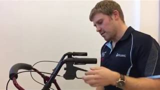 How to Adjust the Brakes on a Rollator [upl. by Ethelred]