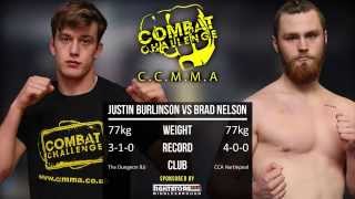 Combat Challenge North East 3 Justin Burlinson vs Brad Nelson [upl. by Barnett321]