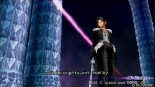 Dissidia 012 Duodecim Final Fantasy  vs Squall Encounter Quotes [upl. by Einhapets]