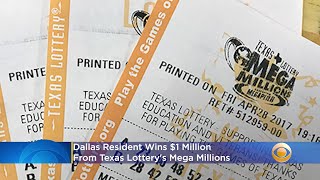 Dallas Resident Wins 1 Million From Texas Lotterys Mega Millions [upl. by Jaf]