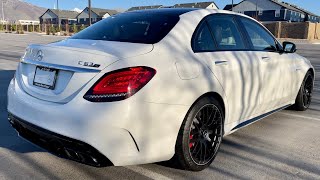 2021 AMG C 63 S Sedan REVIEW [upl. by Ayanal588]