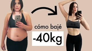 STORYTIME CÓMO BAJE 40 KILOS y cómo me he mantenido  lefty [upl. by Rutan]