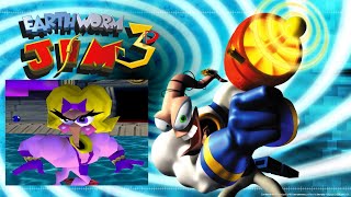 Earthworm Jim 3D Full Walkthrough FINALE  Earthworm Kim [upl. by Annayrb]