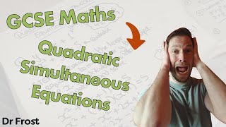 Quadratic Simultaneous Equations [upl. by Litt]