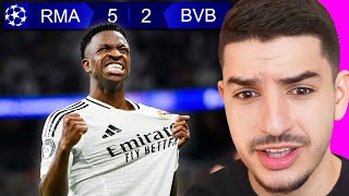 VINI JR JUST HUMILIATED DORTMUND Real Madrid 52 Dortmund UCL Reaction [upl. by Acisset]