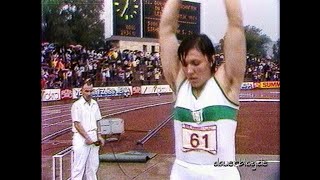 Archiv GDR TV 1981 Jena DDR Meisterschaften Leichtathletik Nostalgie [upl. by Nairad]