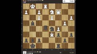 Brutal Checkmate Trick  Leonardis Variation  Queen Sacrifice  Level 1525  Chess Play and Learn [upl. by Nasar168]