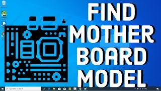 How To Find Motherboard Model Number in Windows 10 [upl. by Odlamur]