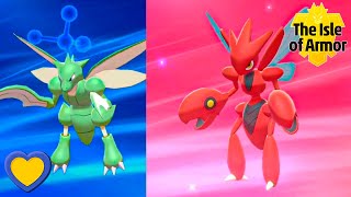 HOW TO Evolve Scyther into Scizor in Pokémon Sword and Shield [upl. by Nohsyt]