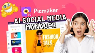 Picmaker Lifetime Deal  Best AI Social Media Manager [upl. by Casilda]