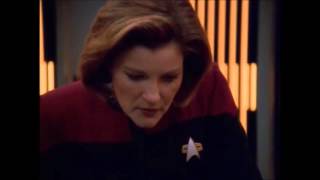 Kathryn Janeway and Chakotay 1  The Fight 5x19 [upl. by Airotnahs]