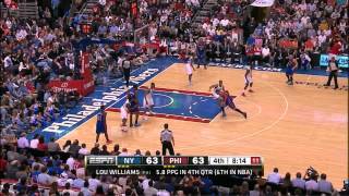 The Jeremy Lin Show Vs Philadelphia 76ers 32112 [upl. by Aysahc935]